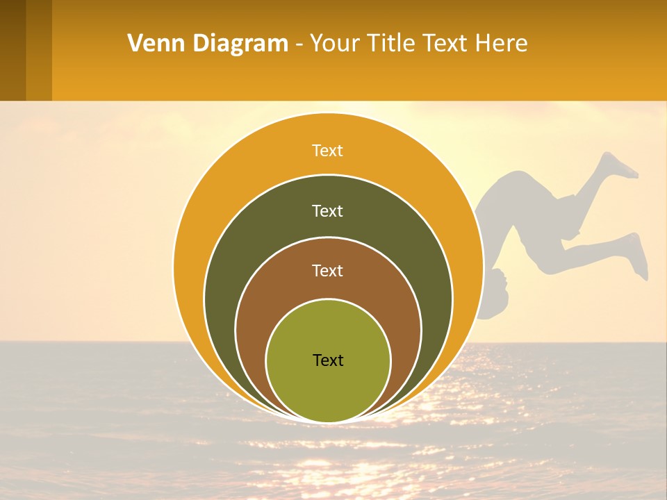 Little Horizon Sun PowerPoint Template