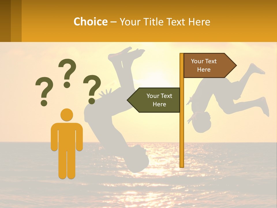 Little Horizon Sun PowerPoint Template