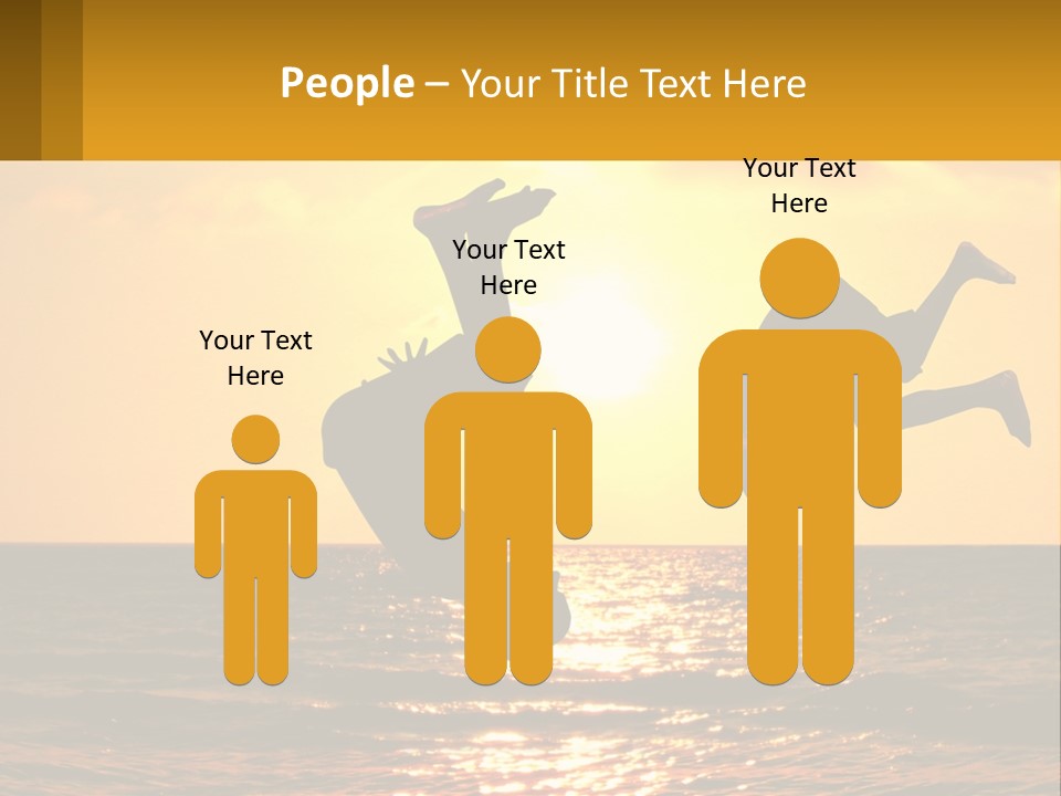 Little Horizon Sun PowerPoint Template