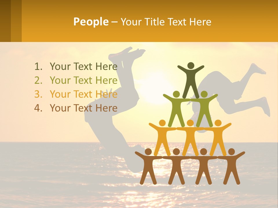 Little Horizon Sun PowerPoint Template