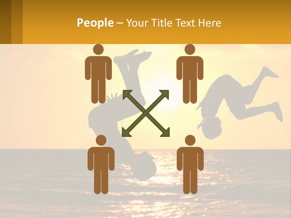 Little Horizon Sun PowerPoint Template