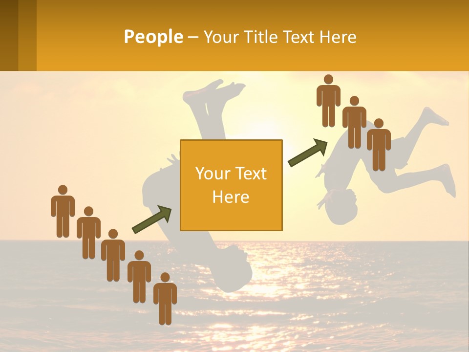 Little Horizon Sun PowerPoint Template