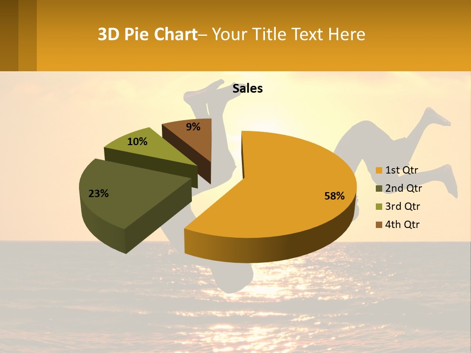 Little Horizon Sun PowerPoint Template