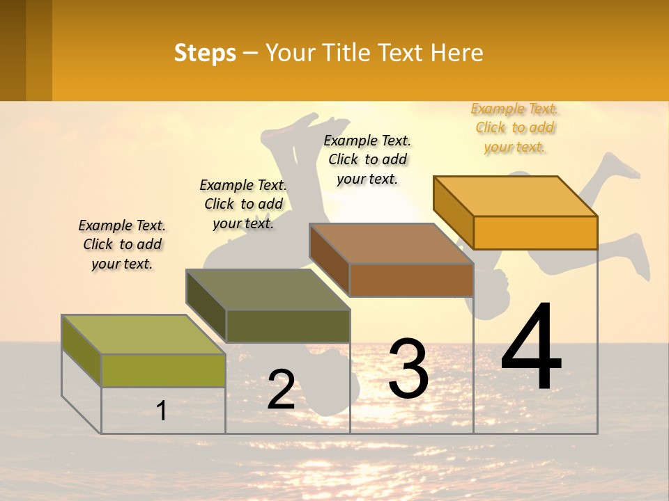 Little Horizon Sun PowerPoint Template