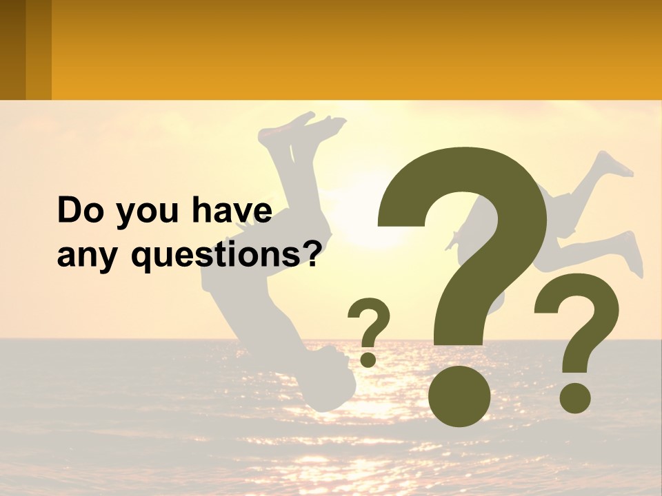 Little Horizon Sun PowerPoint Template