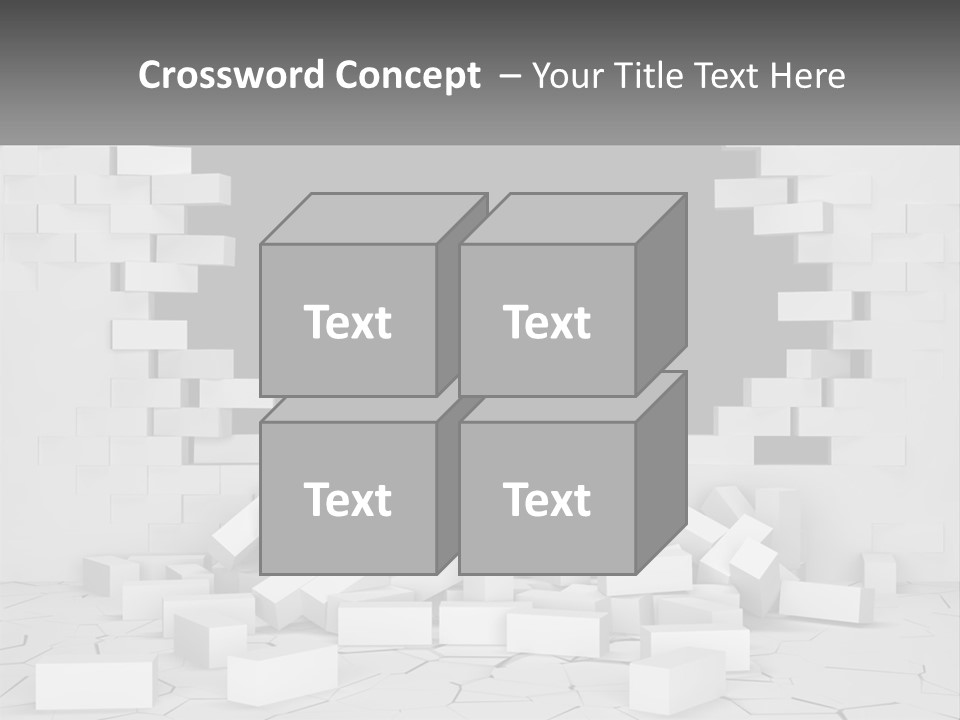 Black Raze Break PowerPoint Template