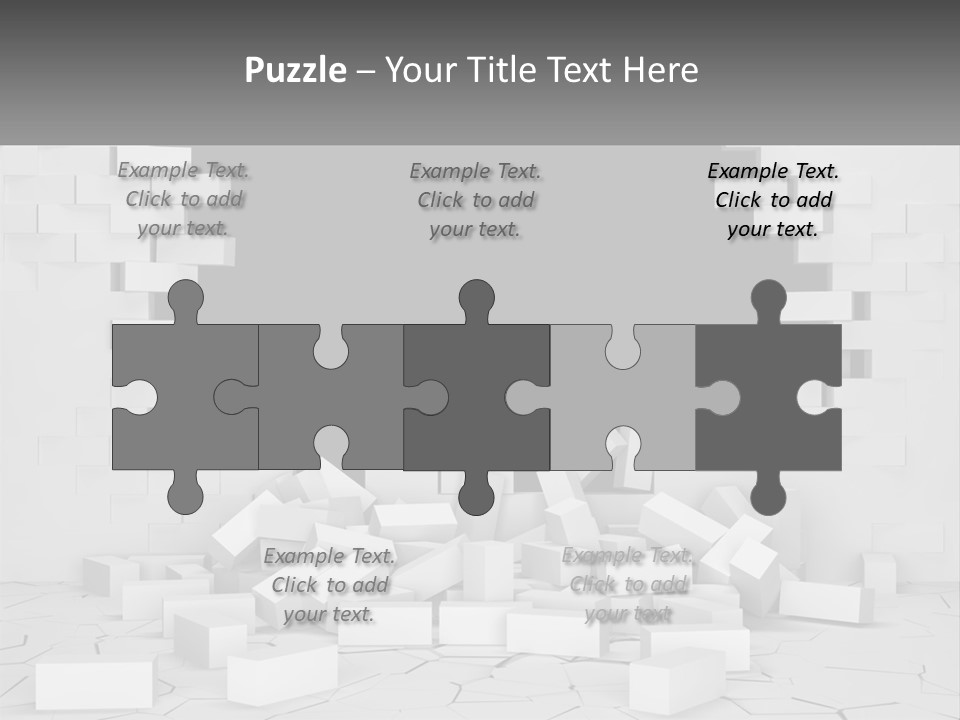 Black Raze Break PowerPoint Template