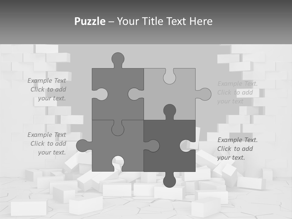 Black Raze Break PowerPoint Template