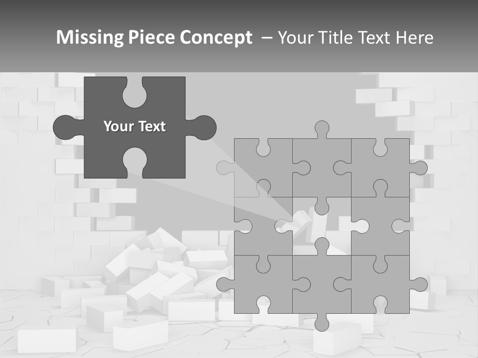 Black Raze Break PowerPoint Template