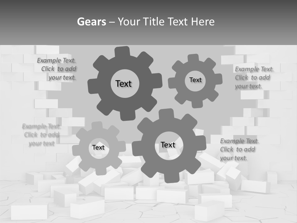 Black Raze Break PowerPoint Template