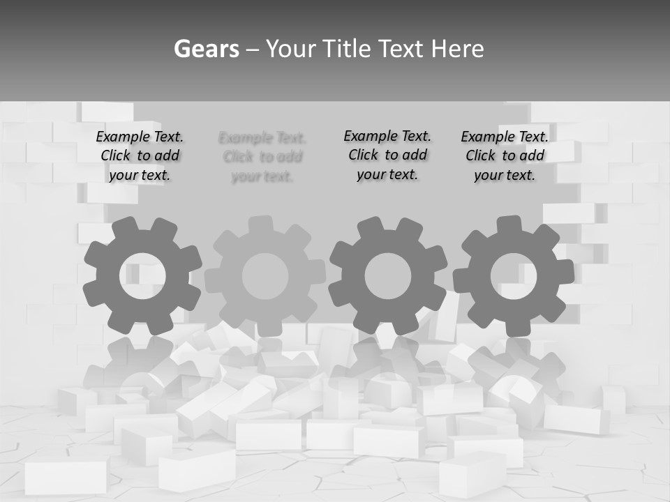 Black Raze Break PowerPoint Template