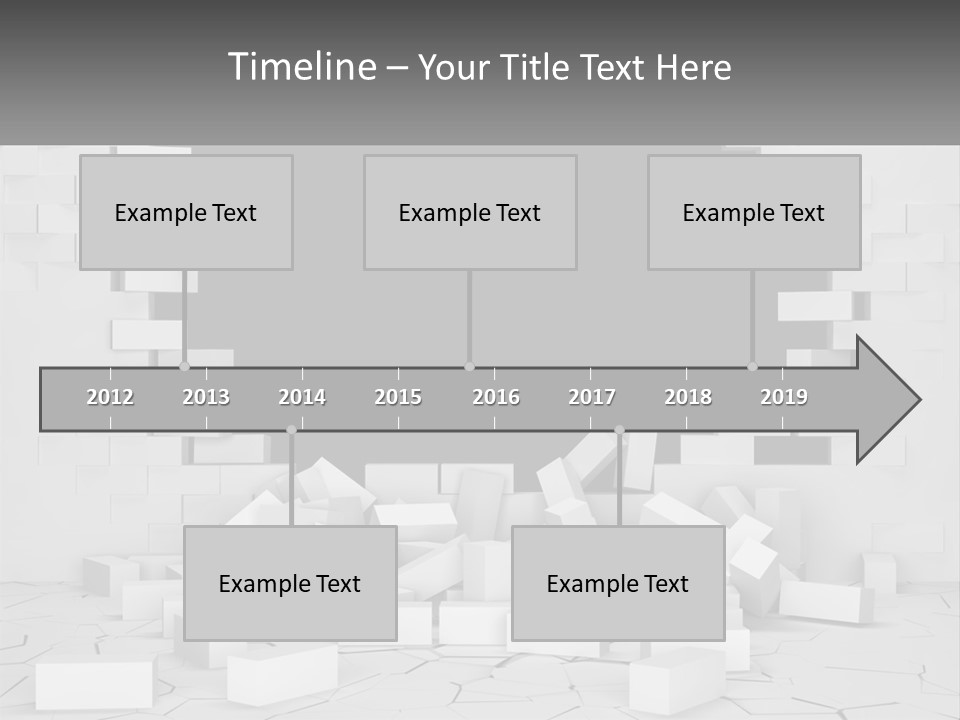 Black Raze Break PowerPoint Template