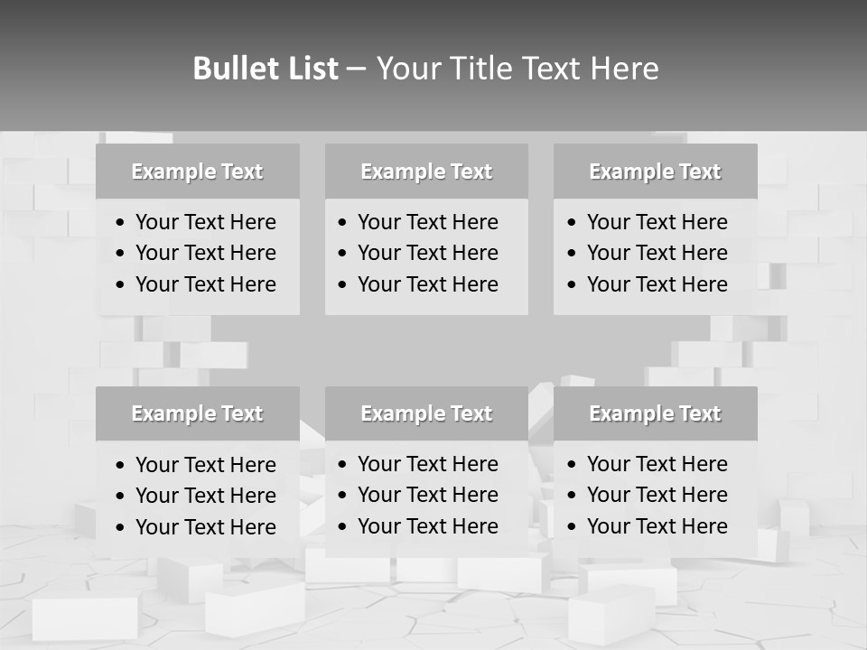 Black Raze Break PowerPoint Template