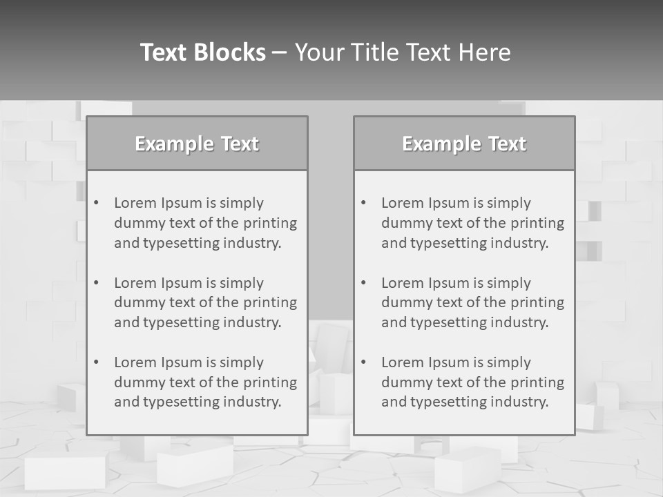 Black Raze Break PowerPoint Template