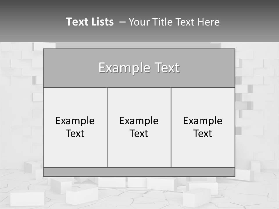 Black Raze Break PowerPoint Template