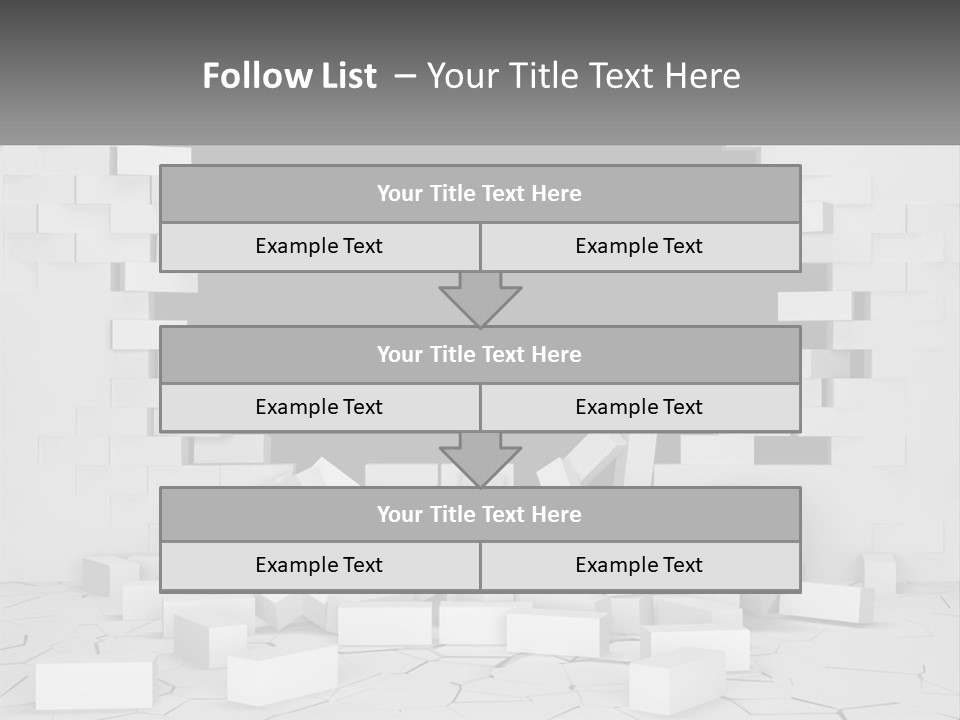 Black Raze Break PowerPoint Template