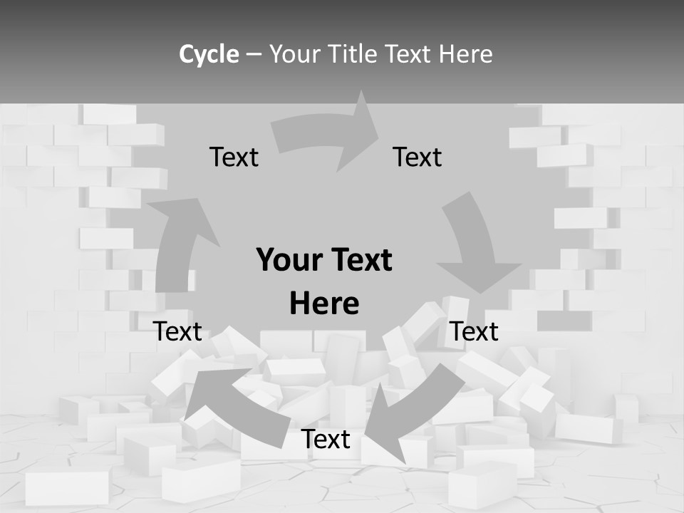 Black Raze Break PowerPoint Template