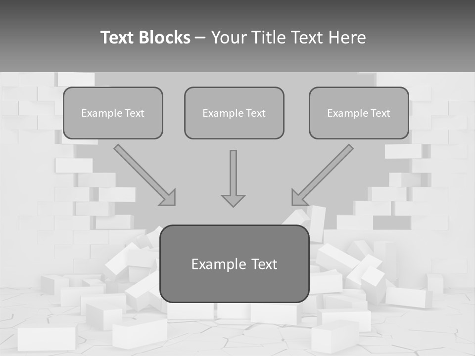 Black Raze Break PowerPoint Template