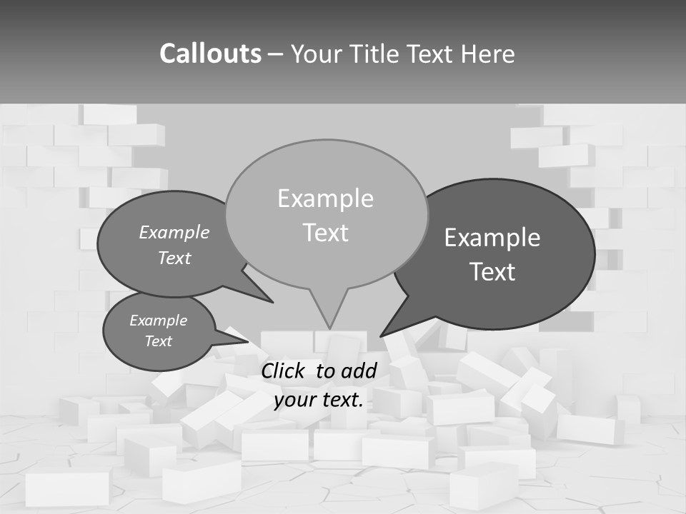 Black Raze Break PowerPoint Template