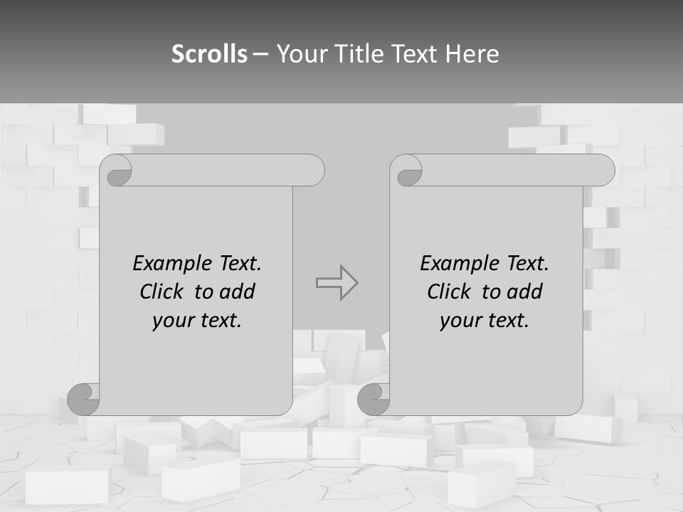 Black Raze Break PowerPoint Template