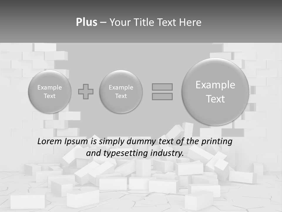 Black Raze Break PowerPoint Template