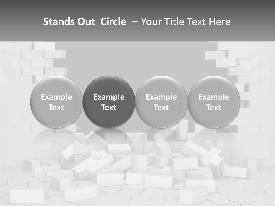 Black Raze Break PowerPoint Template