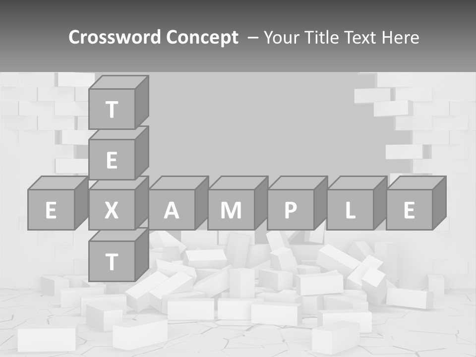 Black Raze Break PowerPoint Template