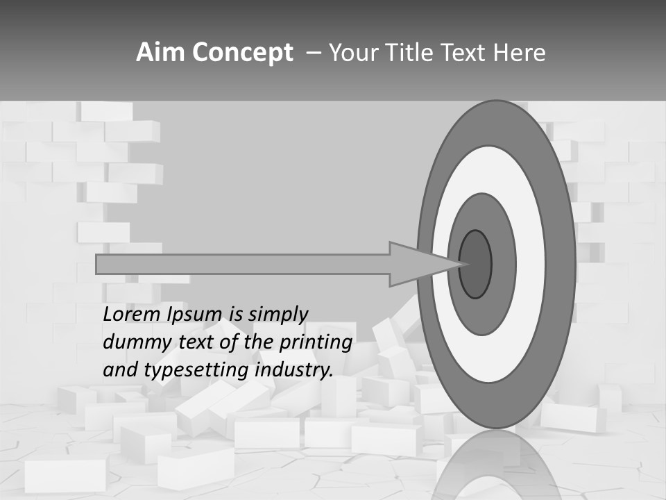 Black Raze Break PowerPoint Template