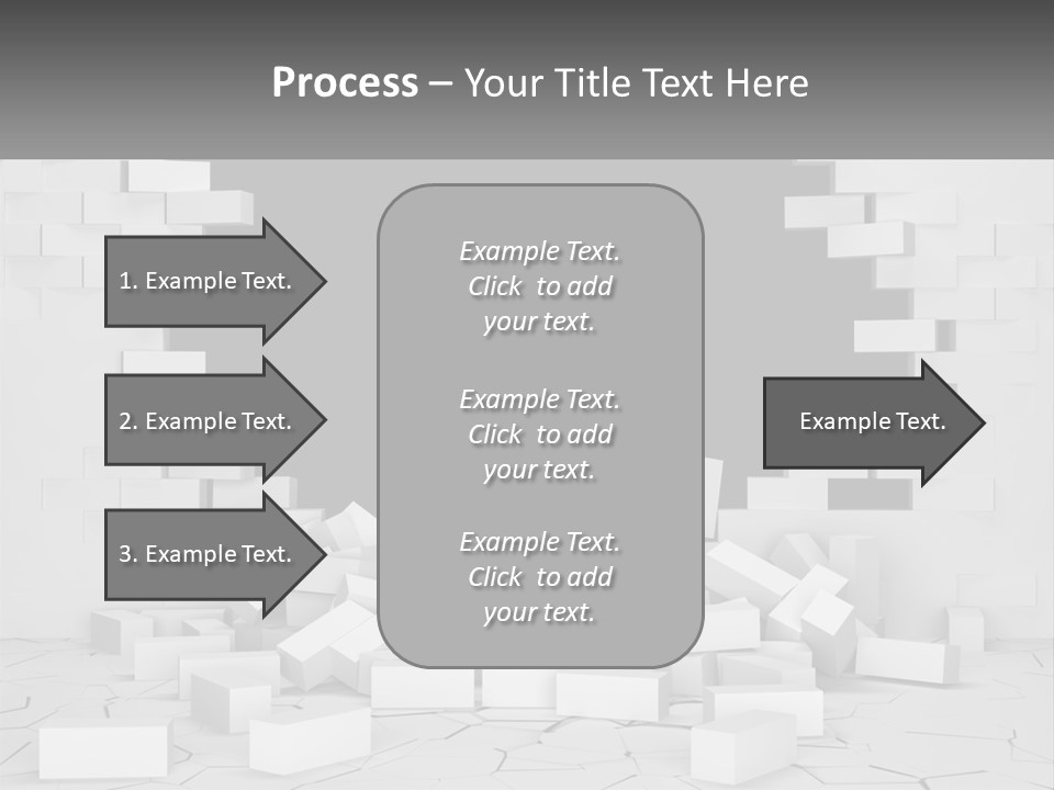 Black Raze Break PowerPoint Template