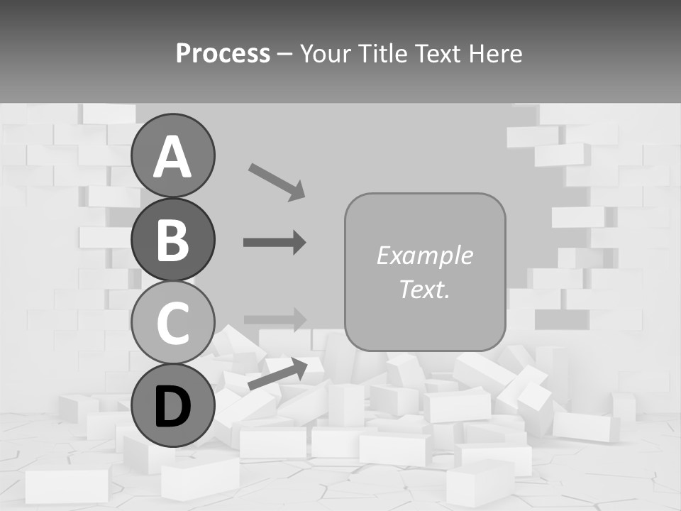 Black Raze Break PowerPoint Template