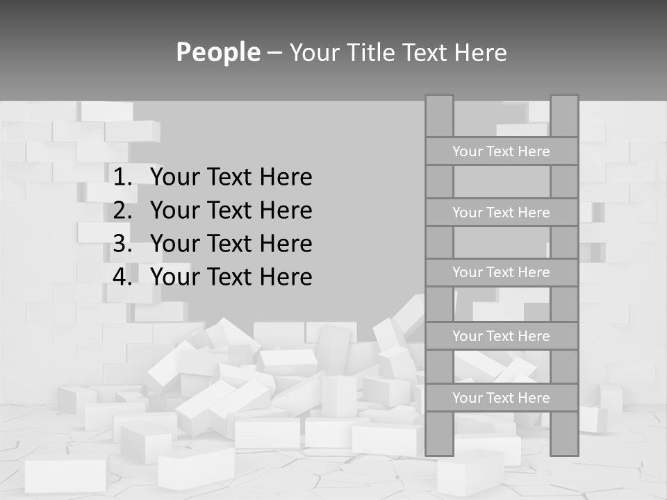 Black Raze Break PowerPoint Template