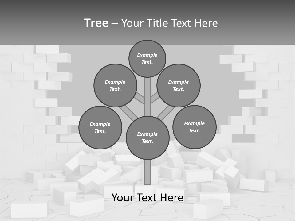 Black Raze Break PowerPoint Template