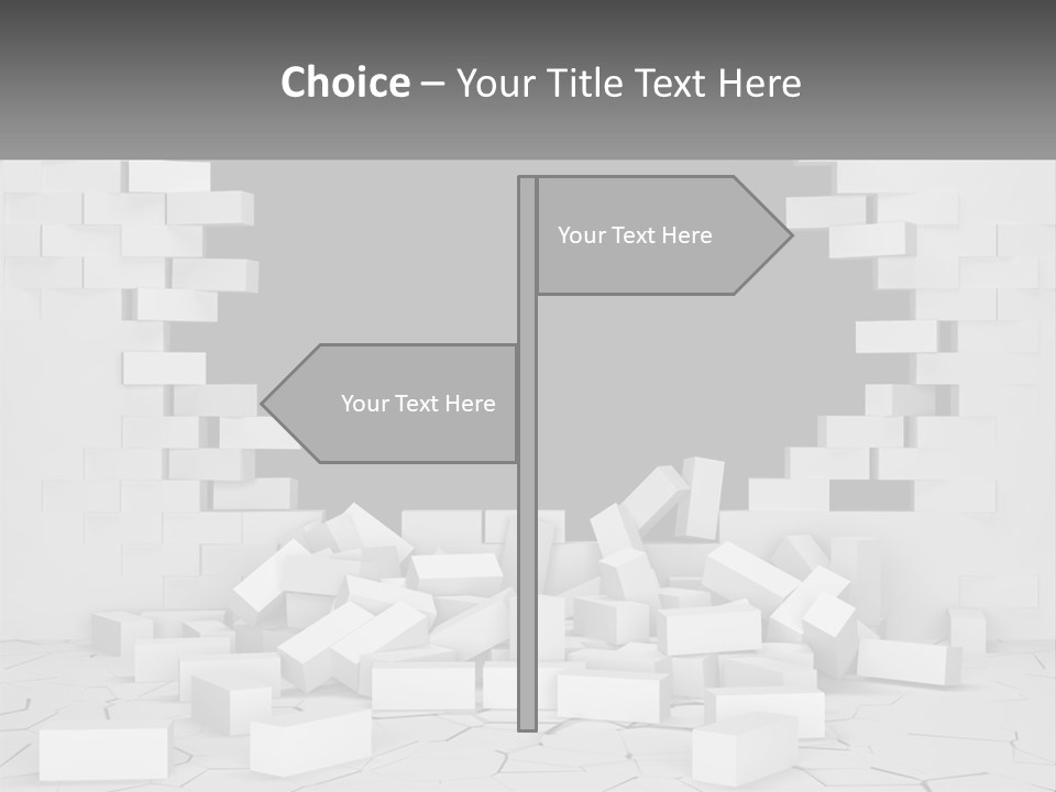 Black Raze Break PowerPoint Template