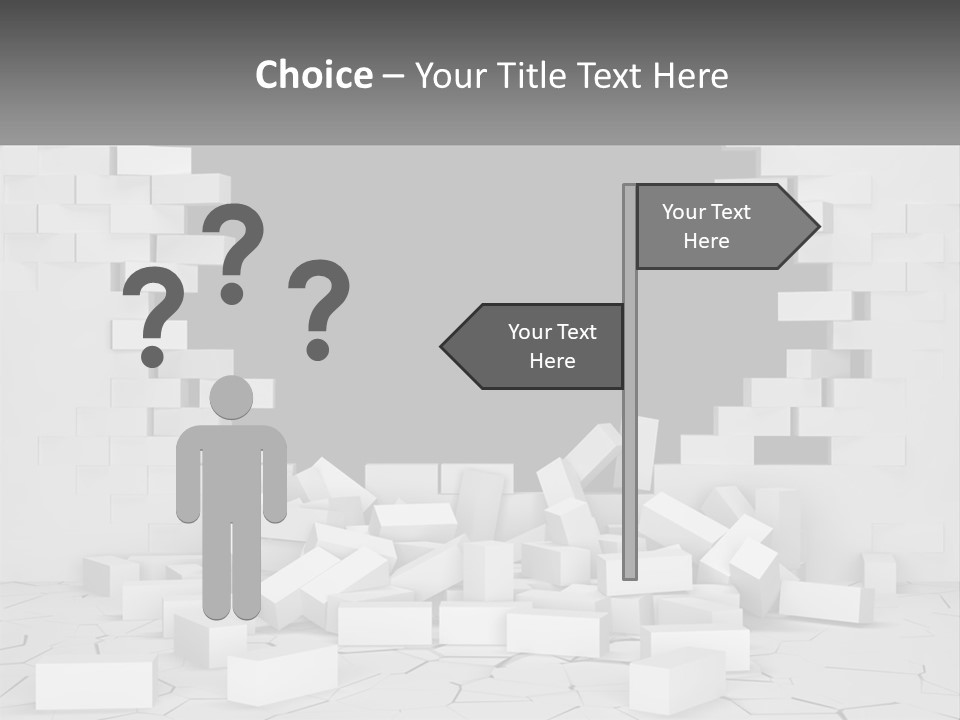 Black Raze Break PowerPoint Template