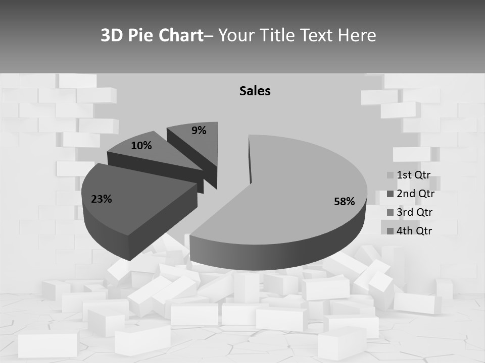 Black Raze Break PowerPoint Template