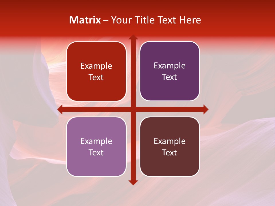 Red Corridor Geology PowerPoint Template