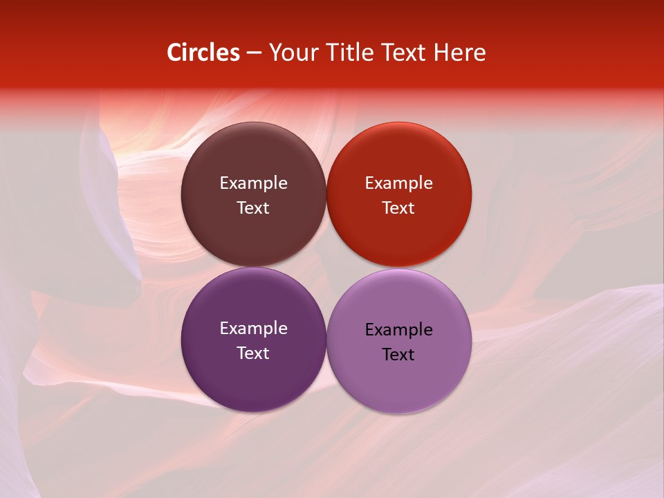 Red Corridor Geology PowerPoint Template