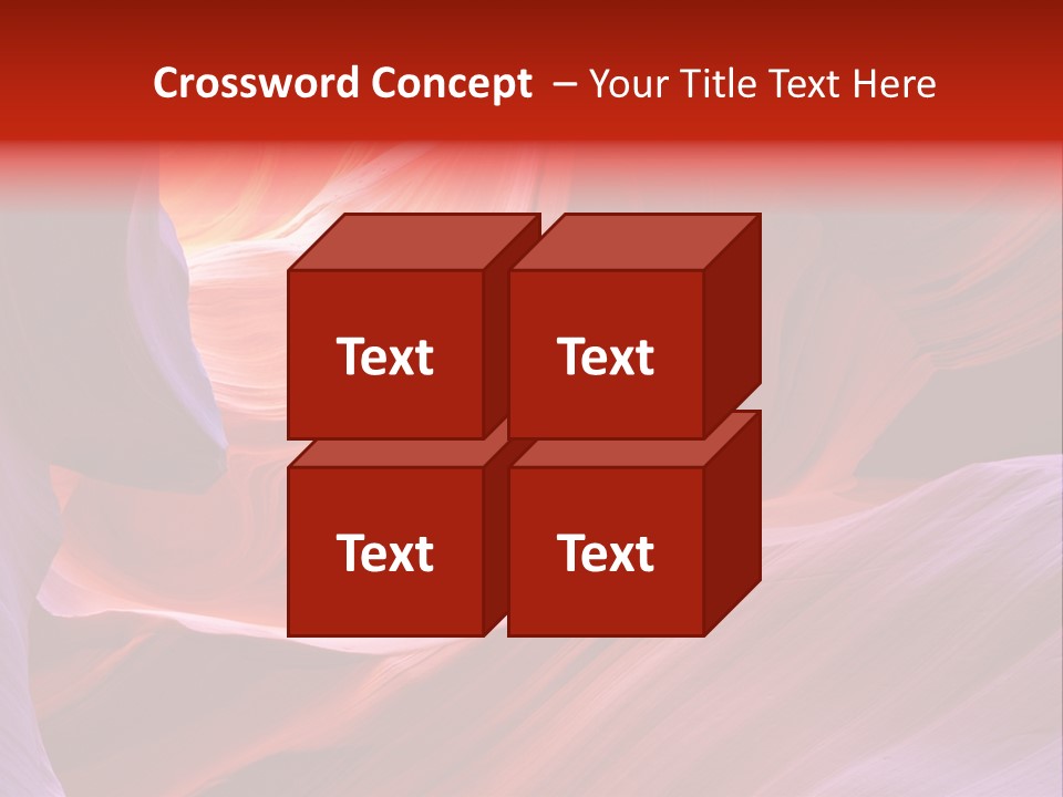 Red Corridor Geology PowerPoint Template