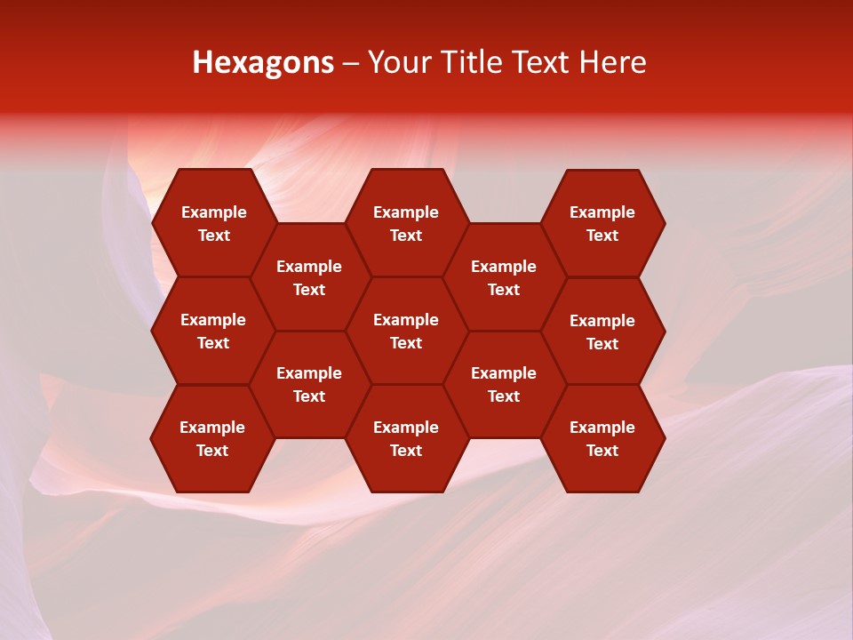 Red Corridor Geology PowerPoint Template