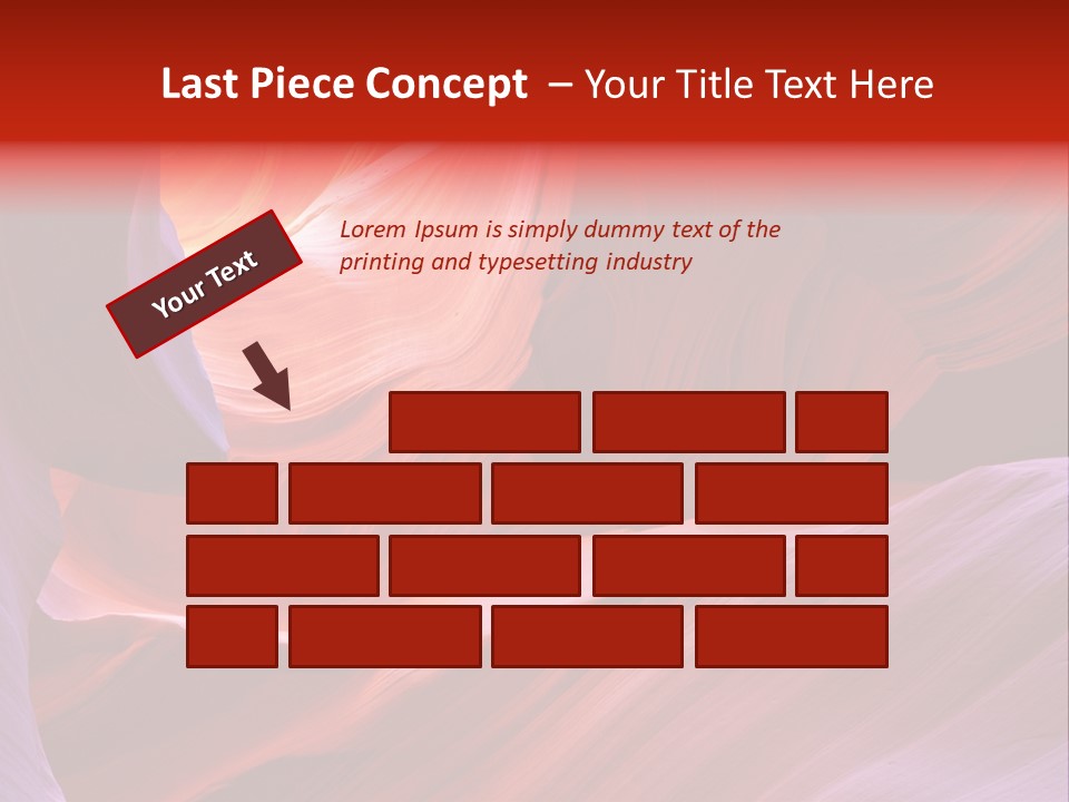 Red Corridor Geology PowerPoint Template
