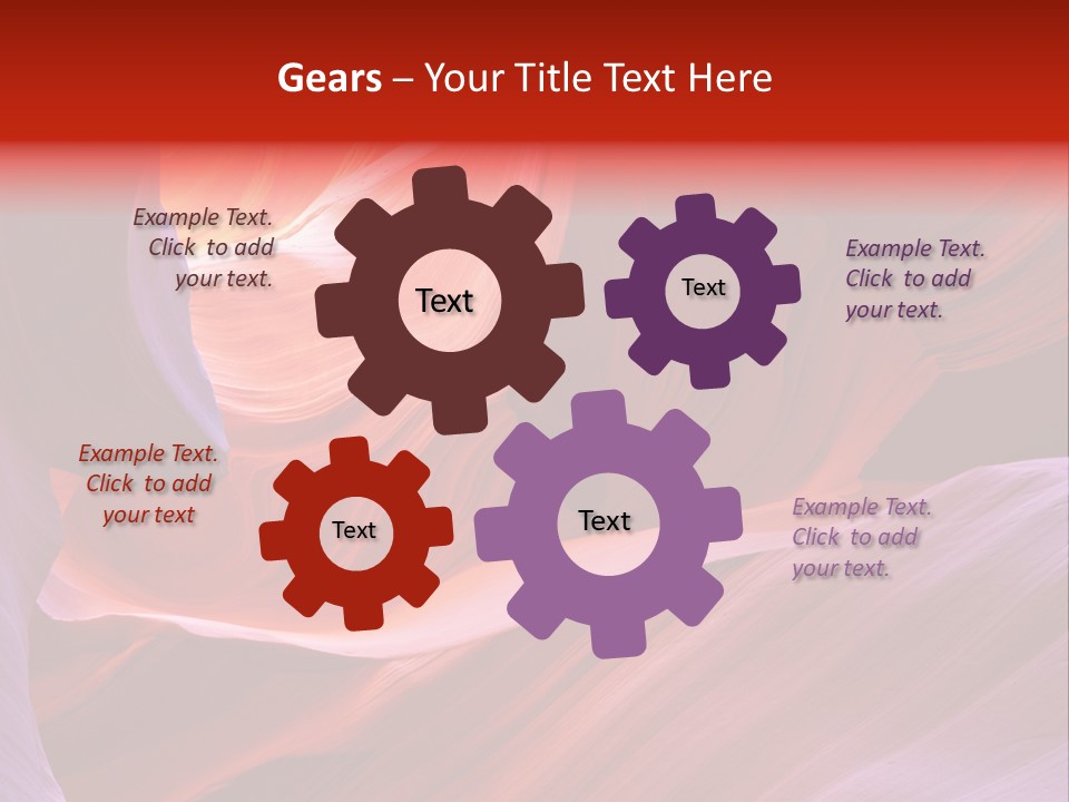 Red Corridor Geology PowerPoint Template