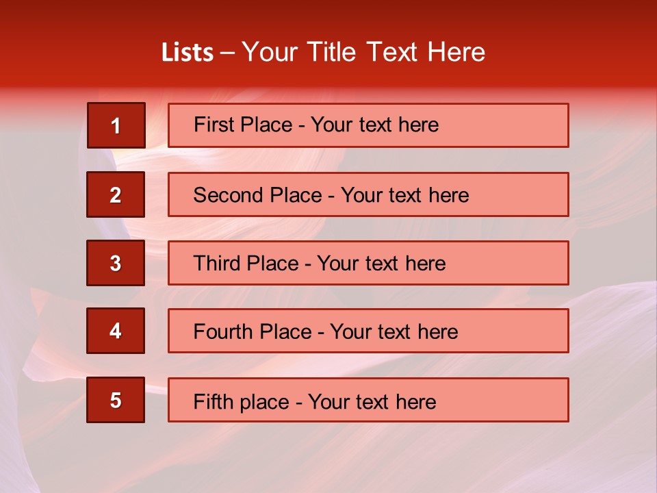 Red Corridor Geology PowerPoint Template