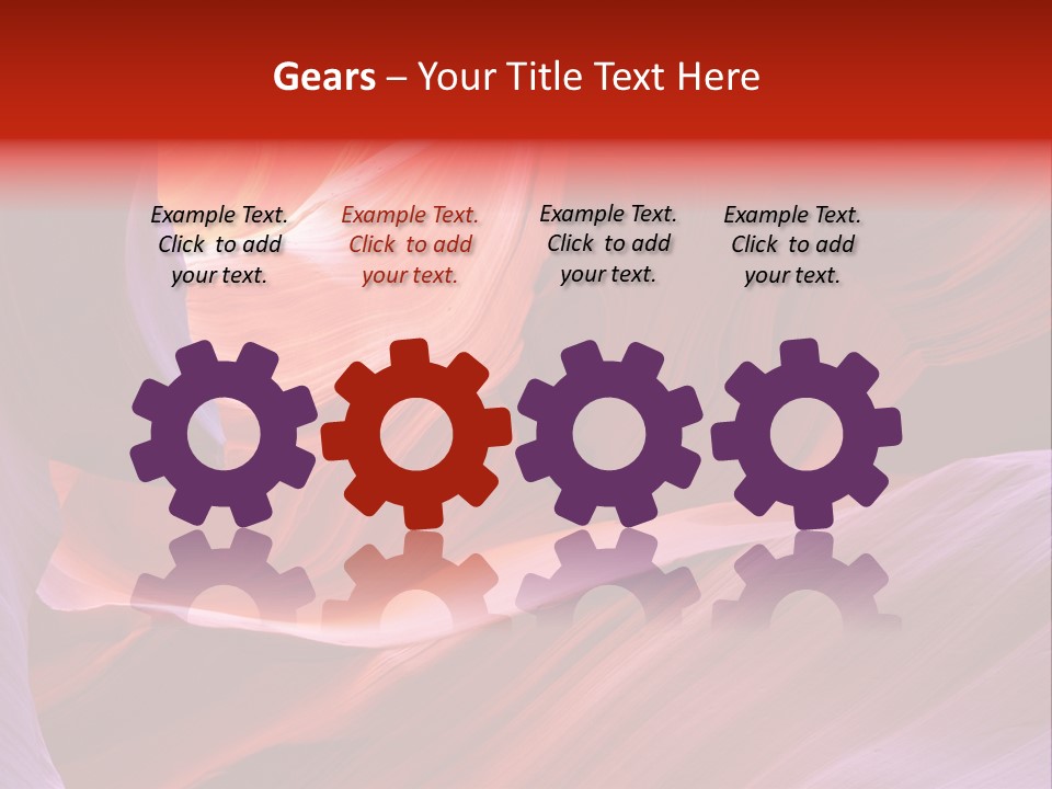 Red Corridor Geology PowerPoint Template