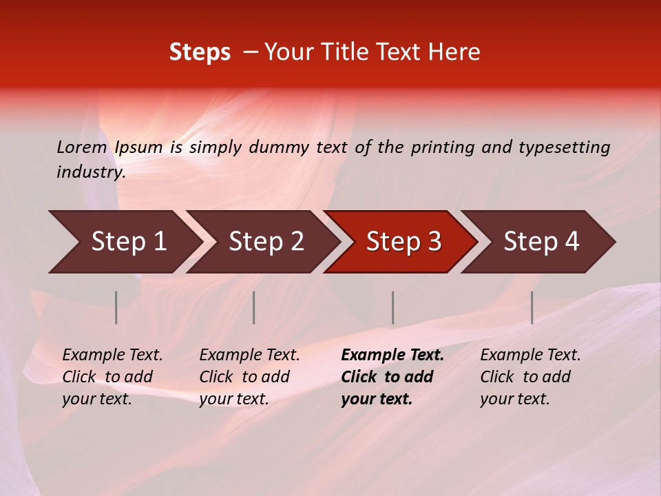 Red Corridor Geology PowerPoint Template