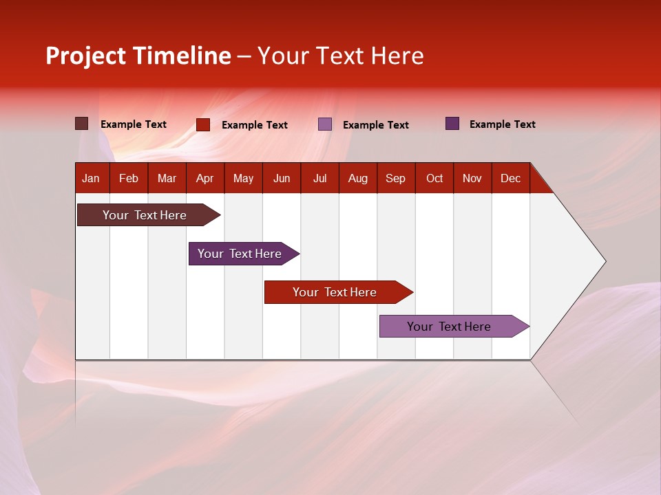 Red Corridor Geology PowerPoint Template