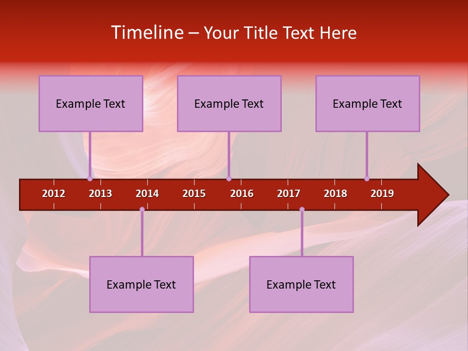 Red Corridor Geology PowerPoint Template