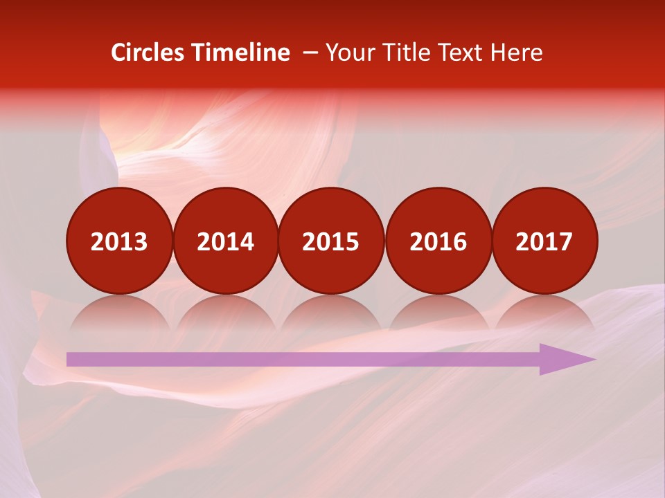 Red Corridor Geology PowerPoint Template