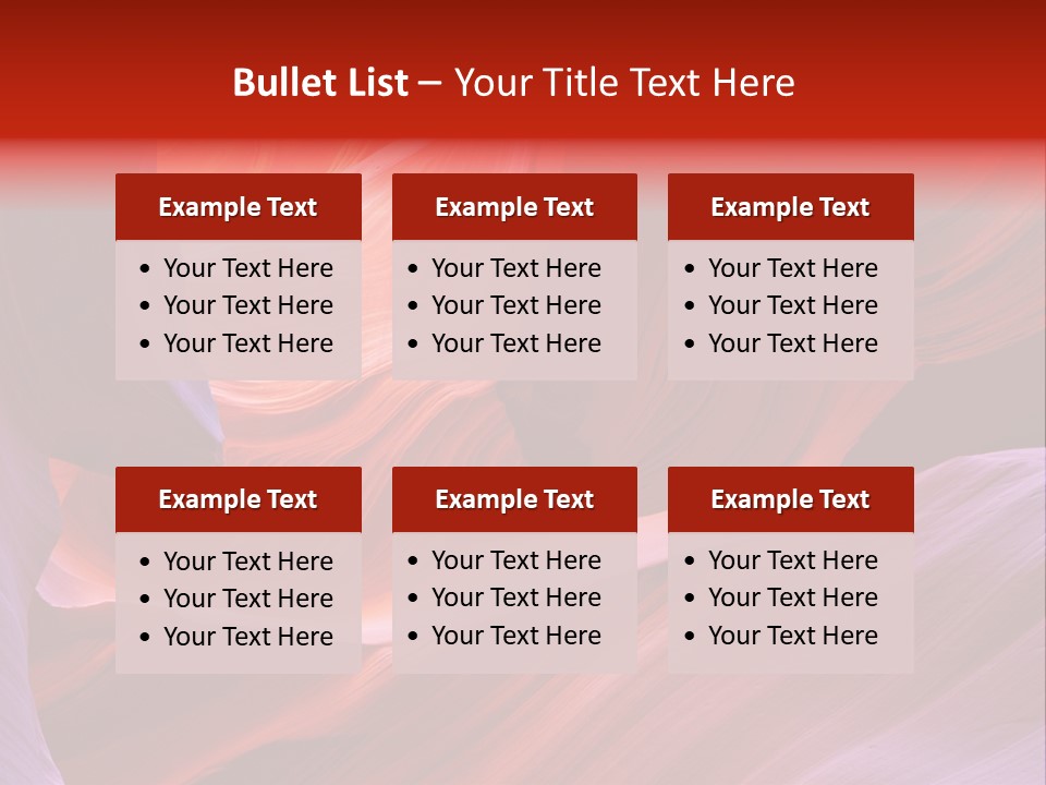 Red Corridor Geology PowerPoint Template