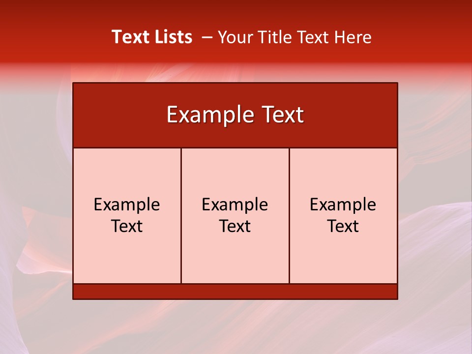 Red Corridor Geology PowerPoint Template
