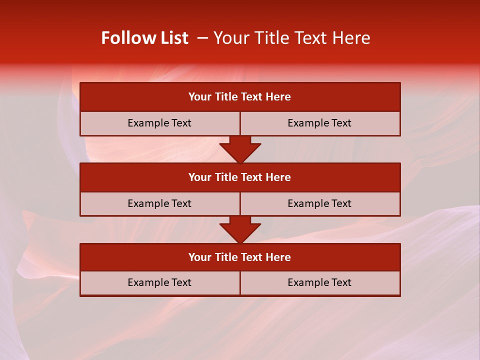 Red Corridor Geology PowerPoint Template